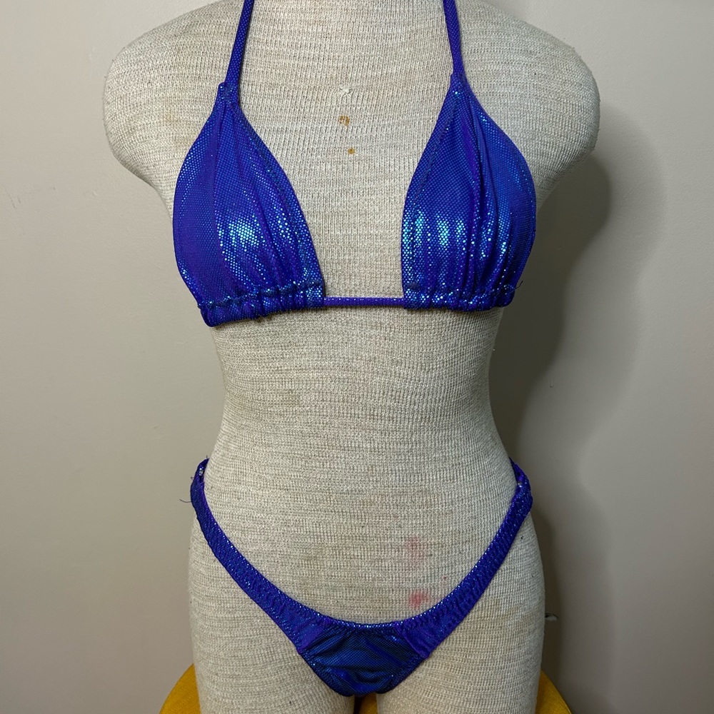 Blue/Purple Shimmer Bikini Set (Mermaid Vibes)